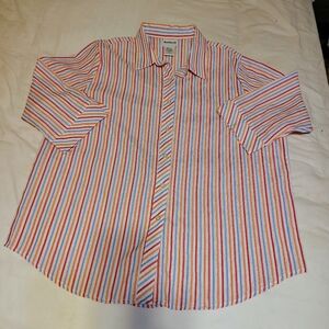 BonWorth , Classic Three Quarter Sleeves, Woman's, Button Down Blouse, Size XL